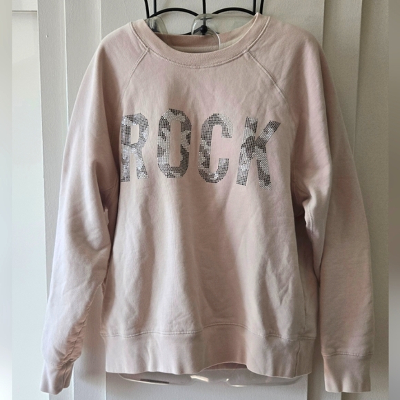 Zadig & Voltaire Cream Rock Crew Neck Sweatshirt - Picture 1 of 5